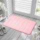 thumbnail image 4 of Alfombra Leott, alfombra de baño de espuma viscoelástica, suave, antideslizante, para ducha, cómoda, absorbente de agua, lavable a máquina, fácil de secar, color rosa, 4 of 4