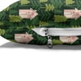 thumbnail image 4 of Forest Pet Bed, Houses Among Trees in the Woodland Nature Town Countryside Pines Graphic, Resistant Pad for Dogs and Cats Cushion with Removable Cover, 24" x 39", Apple Green and White, by Ambesonne, 4 of 4