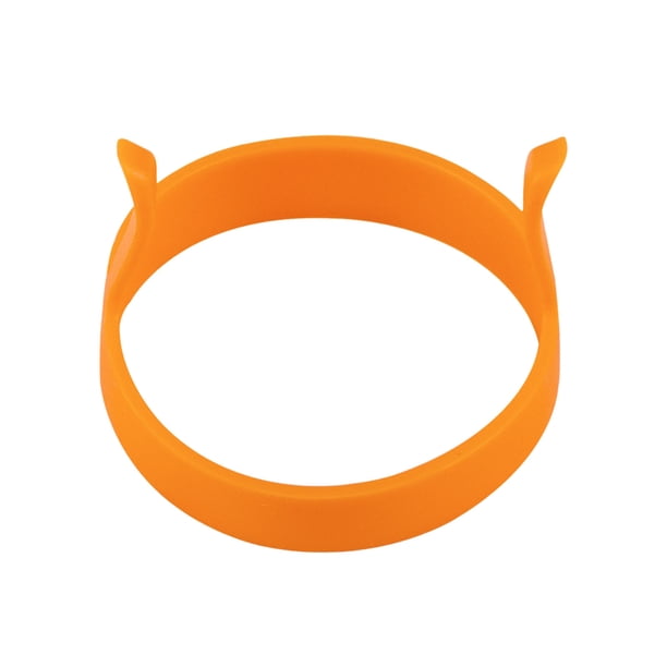 Anillo de silicona para freír huevos - antiadherente, doble asa, resistente al calor, fácil de limpiar - para huevos fritos/panqueques