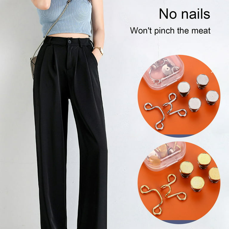 Tymyp Pant Clips for Waist Tightener, Adjustable Waist Buckle
