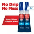 thumbnail image 3 of (6 pack) Loctite Super Glue Gel Tube, 1 Pack of 2 Tubes, Clear 0.07 oz Tubes, 3 of 14