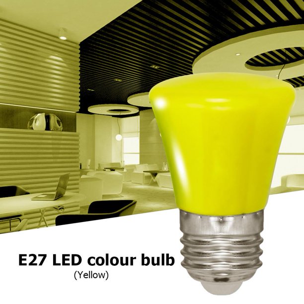 Bombilla Corona E27 3W LED Foco LED Ahorro Energético para Salón Amarillo