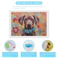 thumbnail image 3 of Diamond Art Kits for Adults, Painted Flower PuppyDiamond Painting Kits for Beginners, Frameless Round 5D Full Drill Diamonds Art Pictures Gem Art Crafts Home Decor Gifts, 3 of 8