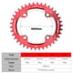 thumbnail image 5 of Irfora Plato de bicicleta 32T / 34T / 36T / 38T 104mm BCD Anillo de manivela de bicicleta de 4 pernos Compatible con 7/8/9/10/11 Velocidad Irfora Pastilla de freno, 5 of 7