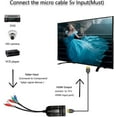 thumbnail image 5 of Ypbpr To Hdmi Converter Adapter, Component To Hdmi, 5rca Rgb Ypbpr To Hdmi Converter Supports 1080p Video Audio Converter Adapter Compatible With Dvd, 5 of 5