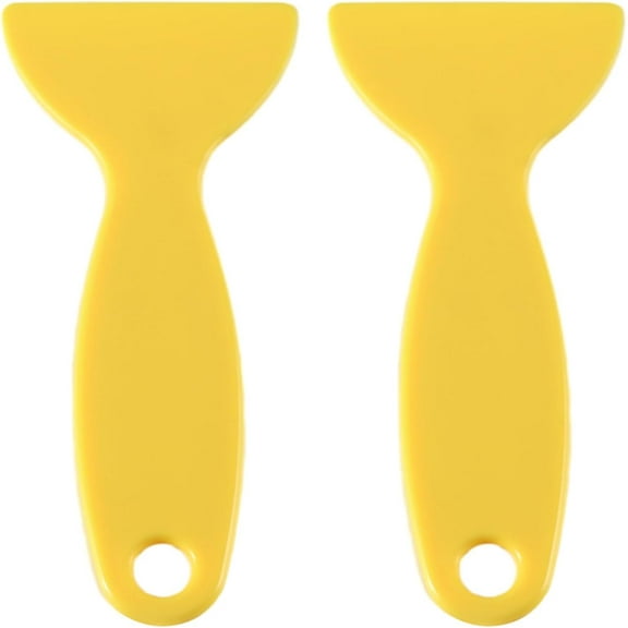YIN1YU1YU2 Pcs Plastic Scraper Plastic Spatula Paint Scrapers Flexible Scraper Putty Environmentally Friendly Material Putty