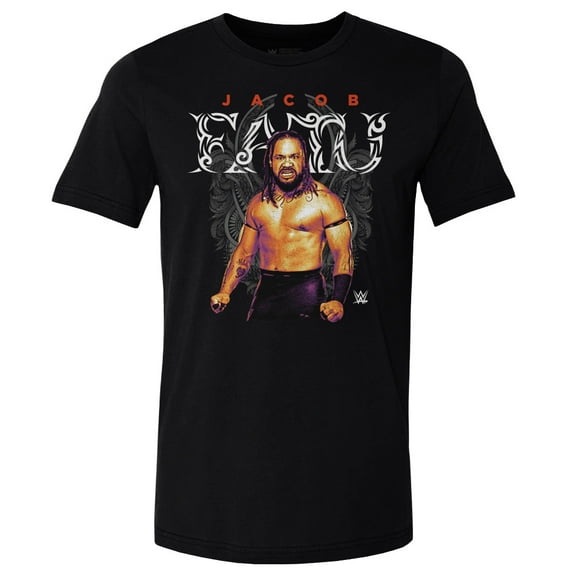 Men's 500 Level Black Jacob Fatu Tribal T-Shirt