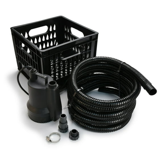 ECO-FLO SUP Series 1/4 HP 1980 gph Thermoplastic Switchless Switch Bottom AC Submersible Utility Pum