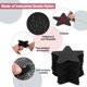 thumbnail image 4 of Uxcell Marcadores de Puntos de Alfombra de 1.6 Pulgadas 35Pcs Marcadores de Puntos de Estrella para Decoración de Aulas de Maestros, Negro, 4 of 6