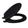 thumbnail image 1 of Bath Bliss 7239 Siège de Toilette Rond Extra Doux Standard&44; Noir, 1 of 7