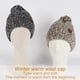 thumbnail image 5 of Gorro para mujer, hombre, gorro de invierno, gorro con puños para mujer, gorros de esquí cálidos, 5 of 5