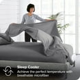 thumbnail image 5 of Bare Home Ultra-Soft Flat Sheets - Premium 1800 Collection - Double Brushed - Twin XL, Gray - 5 Pack, 5 of 7