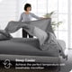 thumbnail image 4 of Bare Home Sábanas Planas Ultra Suaves - Colección Premium 1800 - Doble Cepillado - King, Gris, 4 of 6