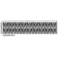 thumbnail image 3 of Ambesonne Abstract Fabric by the Yard Upholstery, Hand Drawn Chevron Motifs, 2 Yards, Black and Grey, 3 of 5