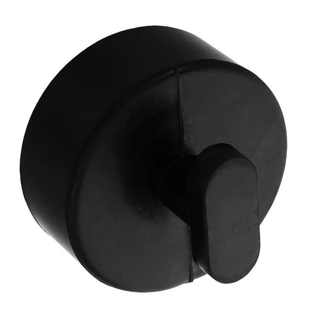 TABLZONE Black Rubber Jack Lift Pad Designed for Jack Use with Strong Shock Absorption and Portable Design