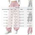 thumbnail image 6 of LIaqionyy Girls Sweatpants Wide Leg Elastic Waist Baggy Pants with Pockets Kids Solid Color Outdoor Pant Loungewear, 6 of 6