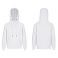 thumbnail image 1 of renvena Girls Casual Hooded Jumpers Pullover Hoodie Long Sleeve Sweatshirts with Pocket 3-14 White 3-4, 1 of 7