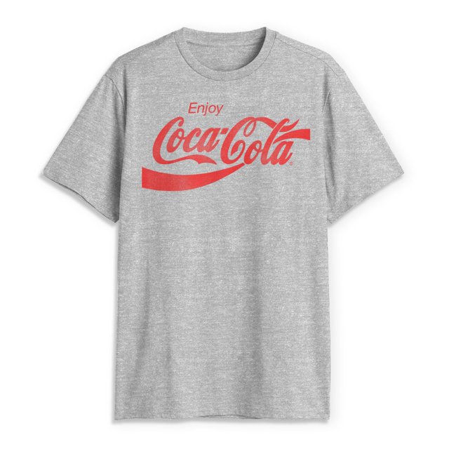 Camisa Coca-Cola Eighties Coke de manga corta Heather XL