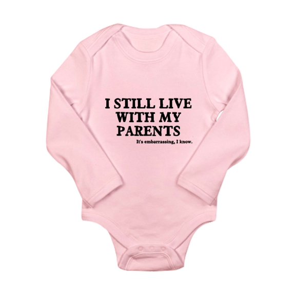 CafePress - I Still Live With My Parents Long Sleeve Infant Bo - Long Sleeve Infant Bodysuit