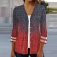 thumbnail image 1 of Cardigan Mignon Mode Femme Manches Trois-Quarts 4/3 Bouton Veste Cardigan Haut Cardigans pour Femmes en Solde, 1 of 5