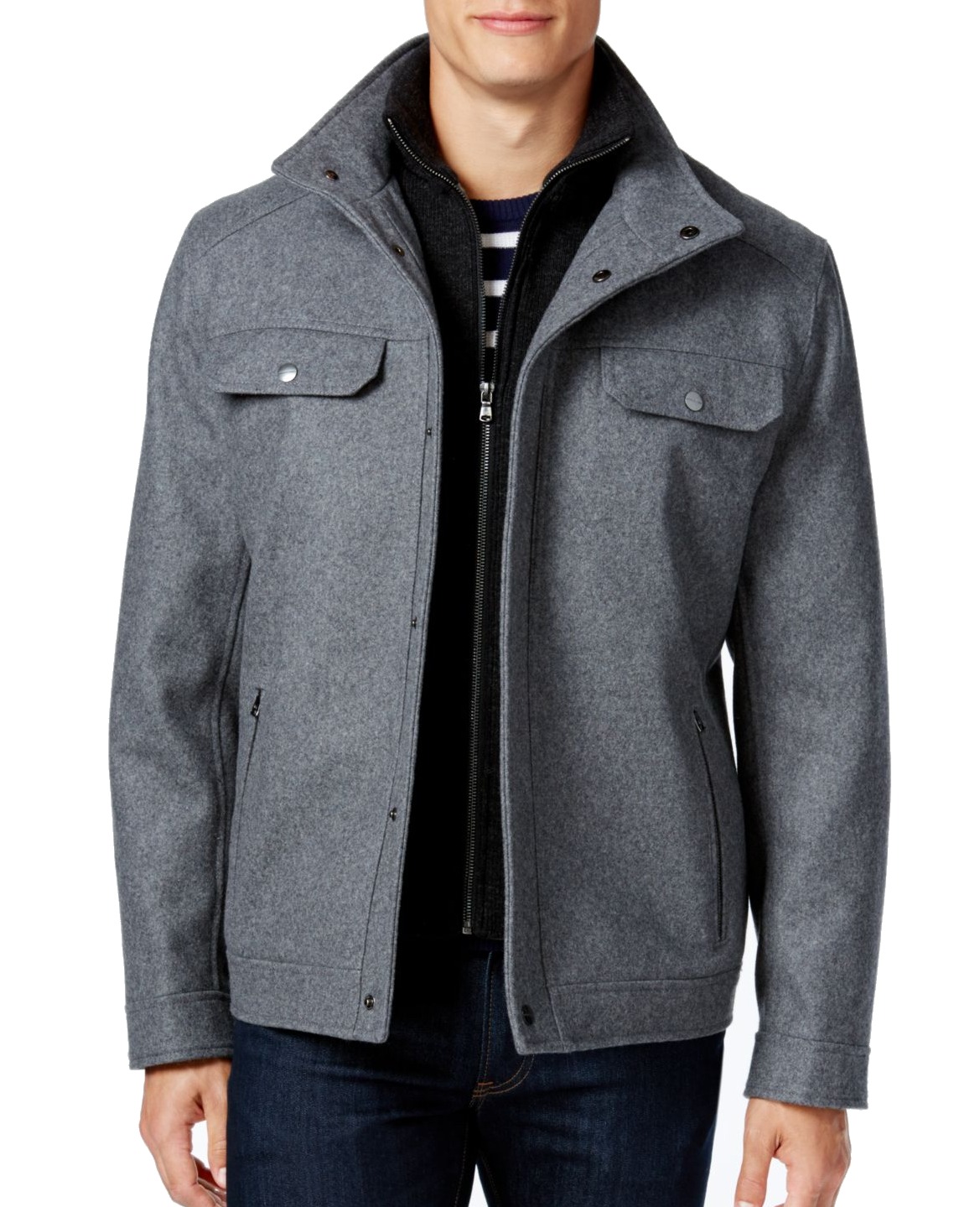 Michael Kors - Michael Kors NEW Gray Mens Size Medium M Layered ...