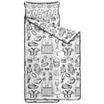 thumbnail image 2 of Black and White Football Elements Pattern Toddler Nap Mats for Kids Preschool,Sleeping Mat Bag or Kids,Toddler Sleeping Bag,Toddler Nap Mat or Daycare, 2 of 6