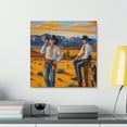 thumbnail image 4 of Gilded Western Vista - Canvas, 4 of 10