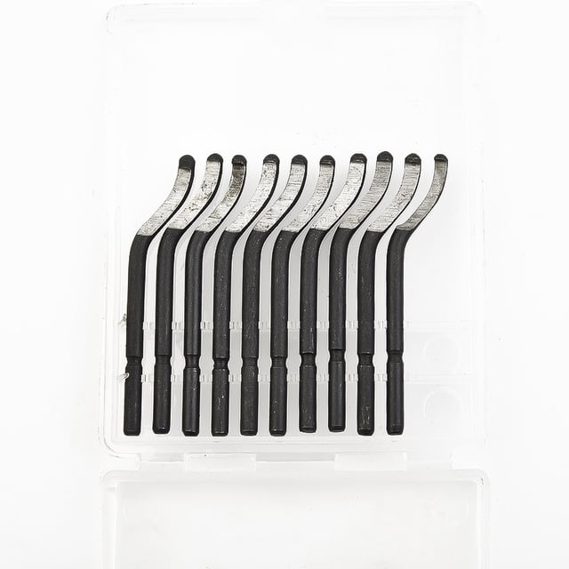 NB1100 Burr Handle /10 PCS Cutters Hand Deburring Rough Edges Tools