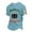 Light Blue, variant on Hello Darkness My Old Friend Men's Short Sleeve Crew Neck Graphic T-Shirt