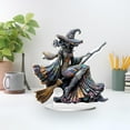 thumbnail image 3 of InsCrazy Halloween Indoor Decorations Witch Acrylic Figurine Table and Desk Home Decor on Clearance, 3 of 5
