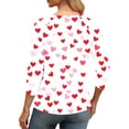 thumbnail image 6 of Womens Blouses 3/4 Sleeve,3/4 Length Sleeve Womens Tops V Neck Three Quarter T Shirts Spring 2026 Dressy Casual Blouses, 6 of 6