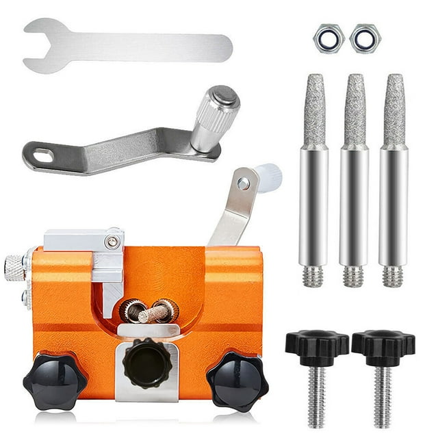 Chainsaw Sharpener Kit, HandCranked Chainsaw Sharpening Jig Kit for
