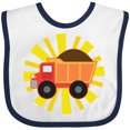thumbnail image 3 of Inktastic Truck Construction Boys Boys or Girls Baby Bib, 3 of 4