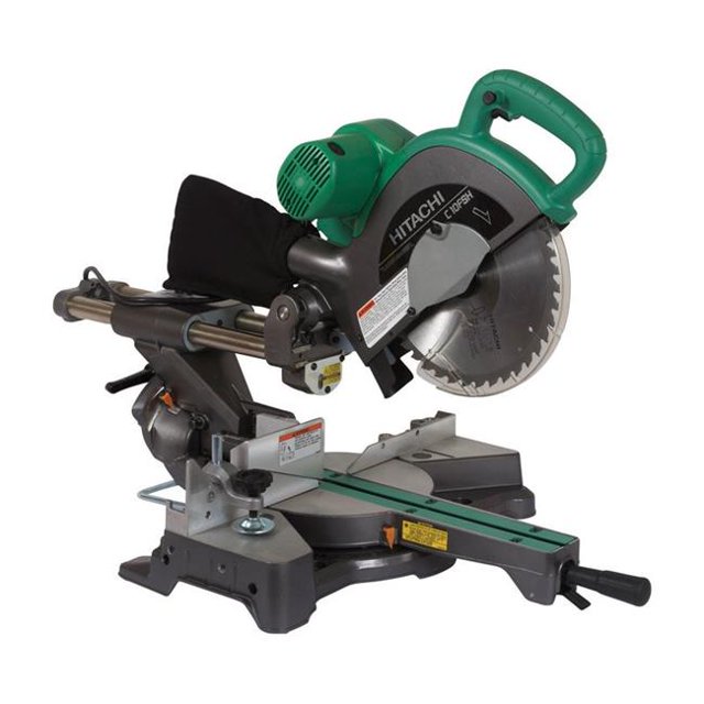 Metabo-HPT 10 in. Filé 12 Ampères Composé Scie à Onglets avec Laser - 120V & 3800 RPM