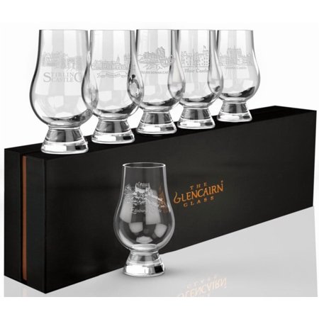 GLENCAIRN GLASS SCOTTISH SET OF SIX CASTLES