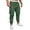 Green, variant on Daeful Mens Bottoms Drawstring Pants Summer With Multi-pockets Leisure Trousers Brown XL