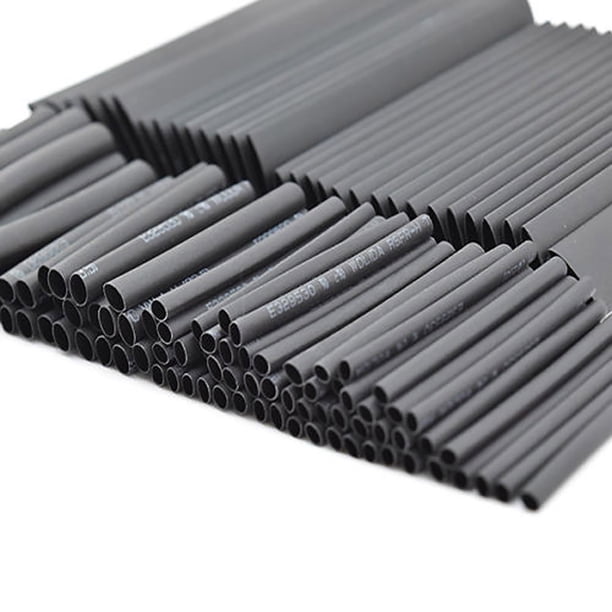 Kit de Tubos Termorretráctiles, Ignífugos, Protectores y Aislantes, Siete Tamaños Populares para Envolver Mazos de Cables Eléctricos