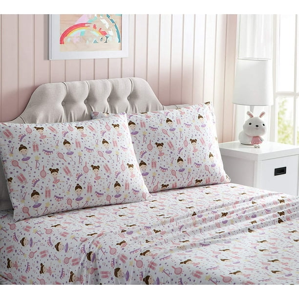 Bedding Comforter Set, 4 Pieces Bedding Set, Duvet Cover Sets Flannel  Fleece Panel Band Bedding Set Duvet Cover Bed Winter Flower Print Linen  Fitted Pillow Queen King Size 4pcs – Soft 100% (