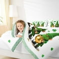 thumbnail image 4 of Feelyou Kid Green Gnome Twin Comforter Sets, Seasonal Spring Holiday Bedding Set, 2pcs, 4 of 8