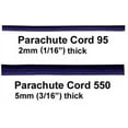 thumbnail image 3 of 95 Cord - Colonial Blue - Type 1 Cord - 100 Feet on Plastic Winder - Bored Paracord Brand, 3 of 3