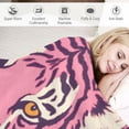 thumbnail image 3 of Nawypu   Blankets Plush Sofa Bed Throw Pink Tiger, 3 of 6