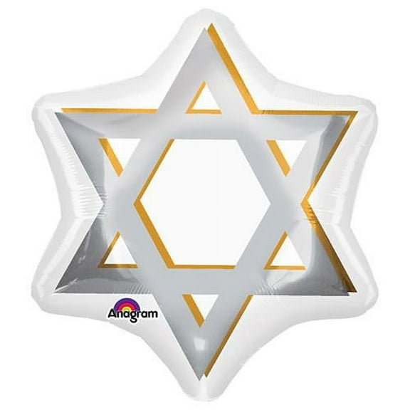 LOONBALLOON Religious Balloons, 21″ STAR OF DAVID