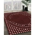 thumbnail image 3 of Ahgly Company Machine Washable Indoor Square Transitional Chocolate Brown Area Rugs, 6' Square, 3 of 7