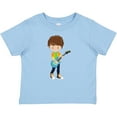 thumbnail image 3 of Inktastic Rock Boy, Brown Hair, Guitar Player, Band, Music Boys Baby T-Shirt, 3 of 5