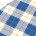 thumbnail image 4 of Gamivast Tunic Tops For Women Plaid Print Skew Neck Dressy Tops 3/4 Sleeve Asymmetrical Tops Comfy Loose Fit Casual Office Work Wear, 4 of 7