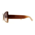 thumbnail image 3 of Womens Retro Bow Shape Narrow Butterfly Plastic Sunglasses Brown Beige, 3 of 4
