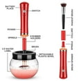 thumbnail image 5 of Makeup Brush Cleaner Dryer, Makeup Brush Cleaner Machine With 8 Rubber, 5 of 5