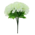 thumbnail image 2 of Ramo de crisantemo de simución decoración del hogar crema de decoración de cementerio Colcomx flores sepulcrales conmemorativas, 2 of 8