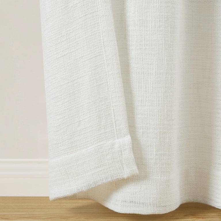 Better Homes & Gardens Woven Slub Rod Pocket Light Filtering Better Homes & Gardens Woven Slub Rod Pocket Light Filtering