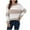 Beige, variant on Sweater Sweatshirt for Women Vertical Striped Pullover Tops Loose Fit Long Sleeve Shirt Fall Outfits Clothes 2024